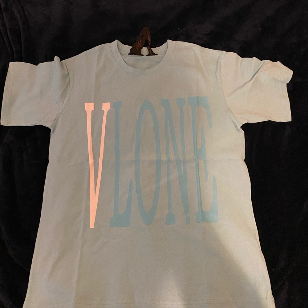 Vlone Baby Blue Shirt